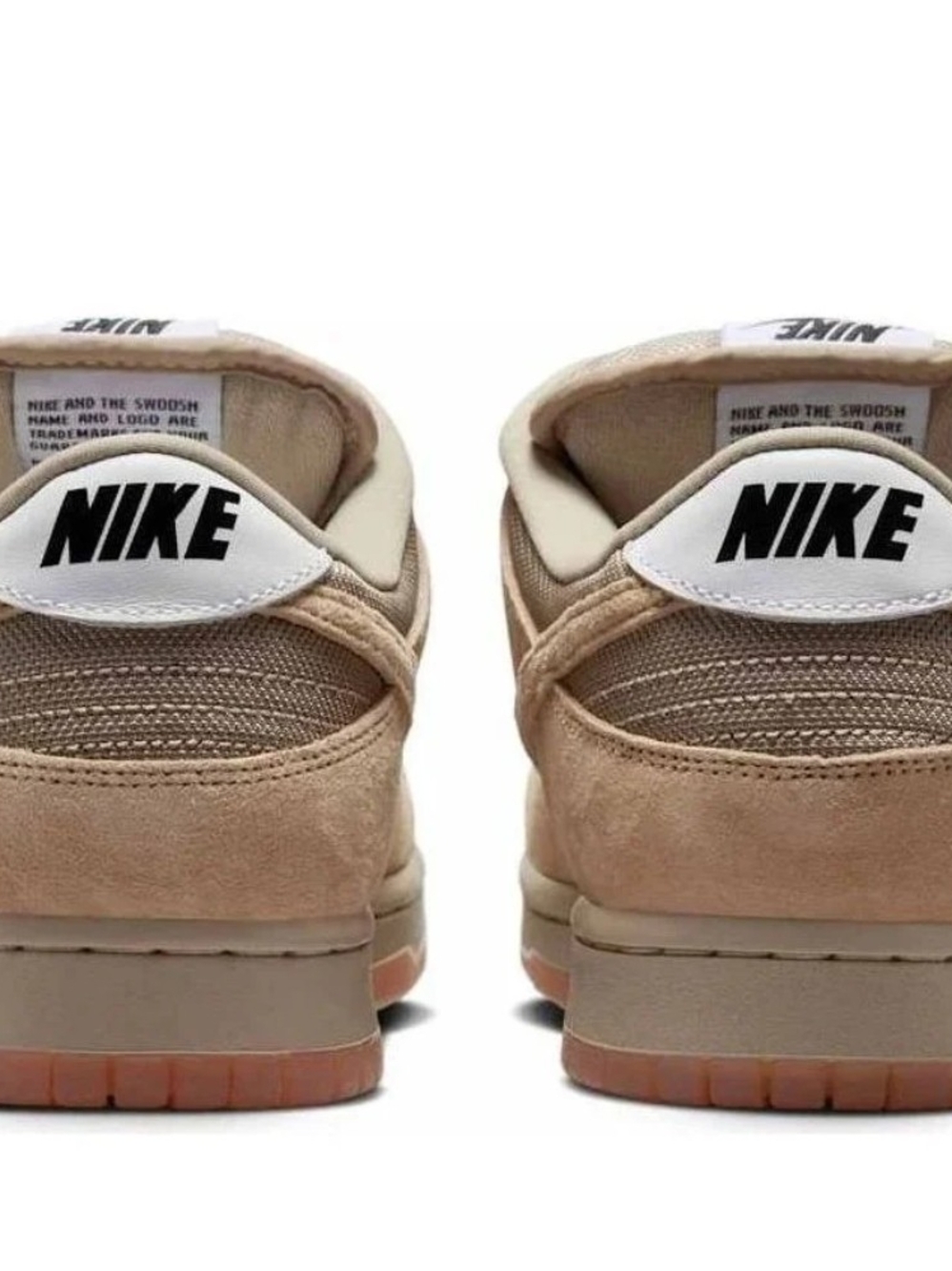 Nike Men’s Beige/Tan Suede Low-Top Sneakers